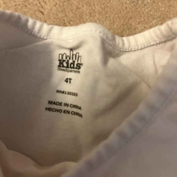 Girls Tshirt, Tank Top and Jean Shorts Size 4T - Picture 6 of 6